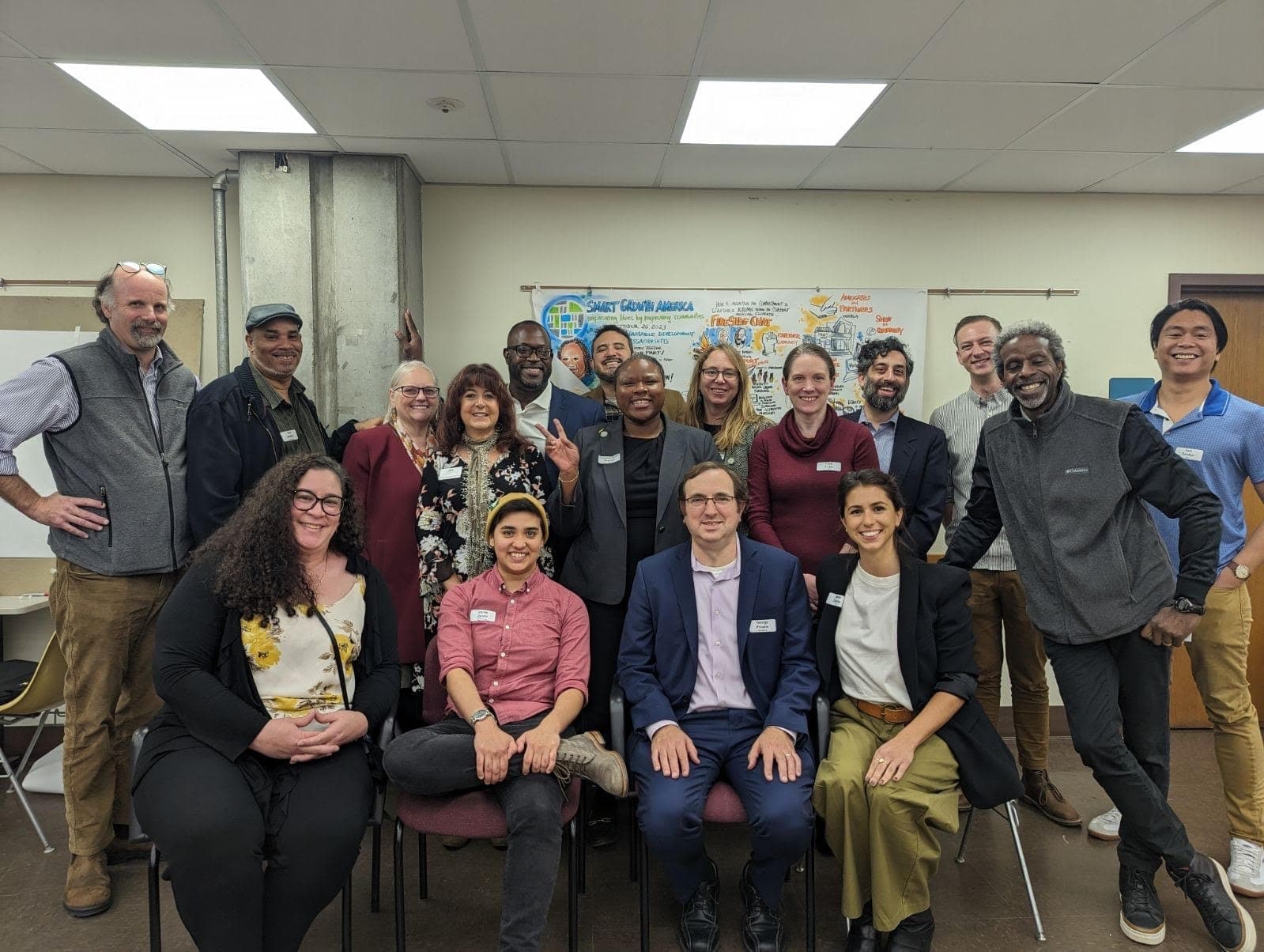 MATA Convening 2023 A cohort of roughly 20 participants at a convening in Pittsfiled, MA.