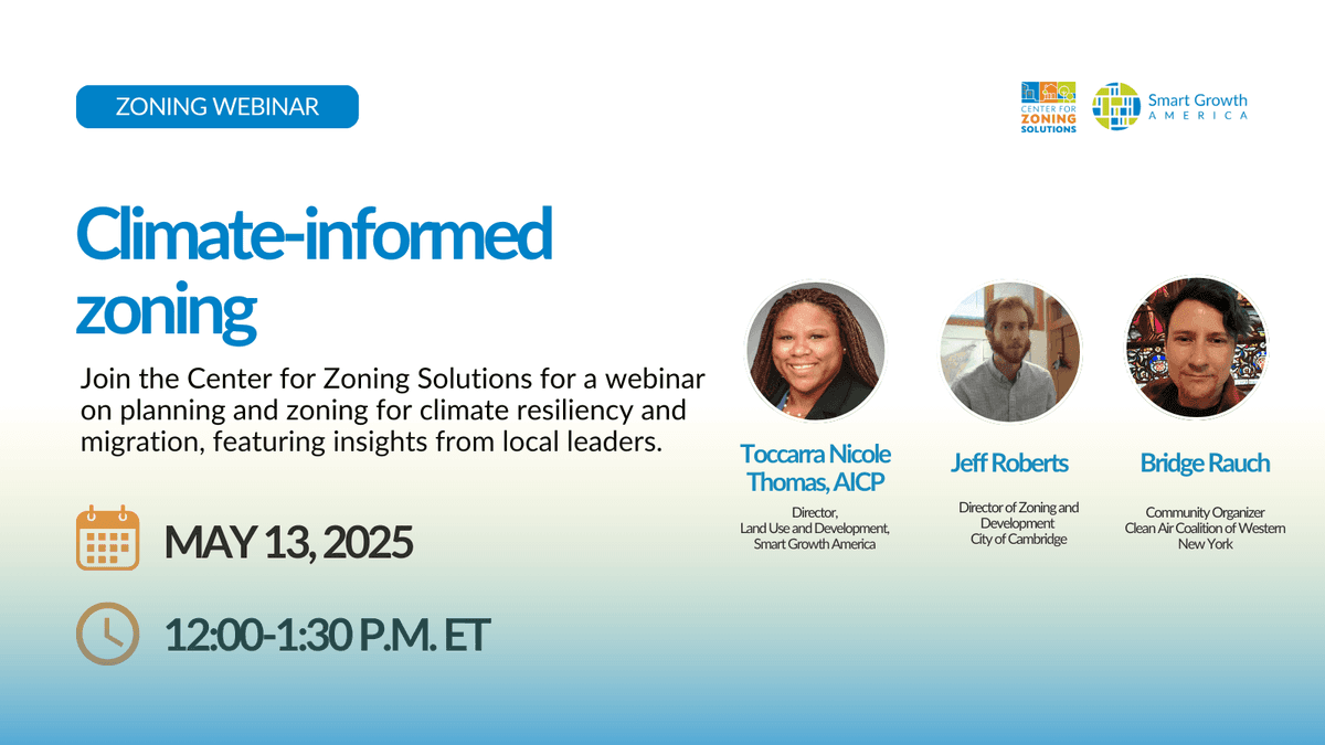 Webinar: Climate-informed zoning