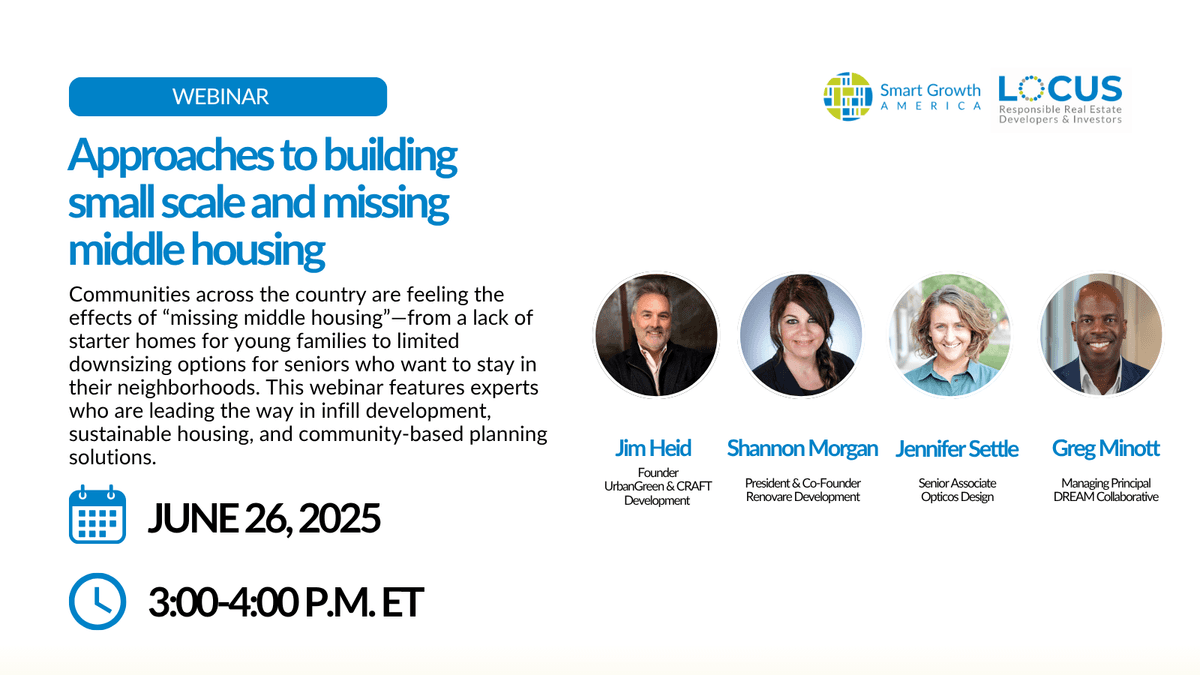 Webinar: Approaches to building small scale and missing middle housing
