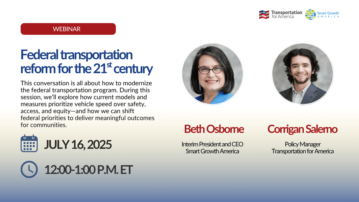 Webinar: Federal transportation reform for the 21st century