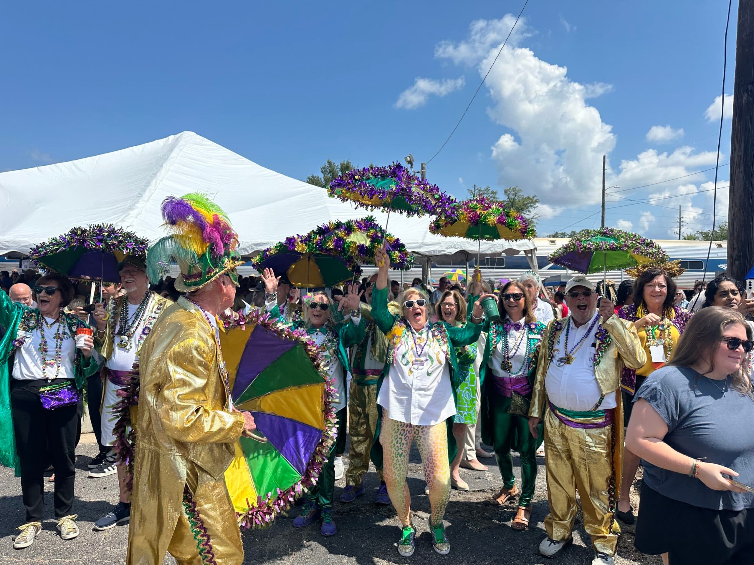 Y'all Aboard! Celebrating the launch of the Mardi Gras Service
