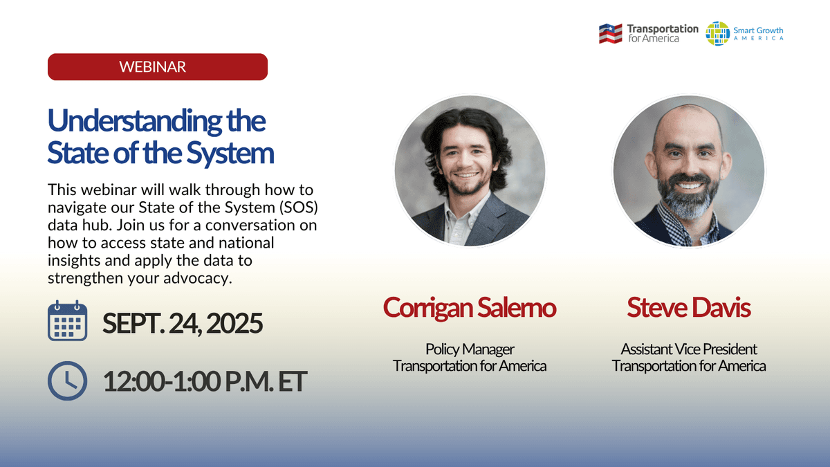Webinar: Understanding the State of the System for better transportation advocacy