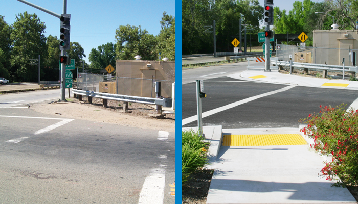 CA Sacramento Del Paso Blvd before-after credit Bennett Engineering Services