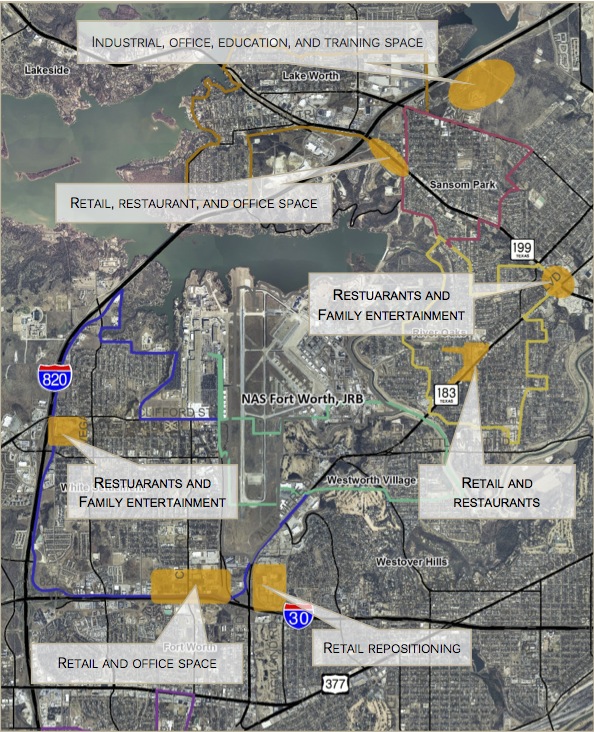 Economic Development Catalyst Sites in the PLMC Project