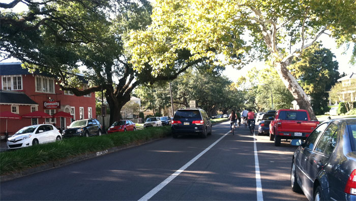 Esplanade Avenue in New Orleans, LA