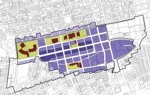 Las Cruces regulating plan. Courtesy of City of Las Cruces, New Mexico, and PlaceMakers, LLC.