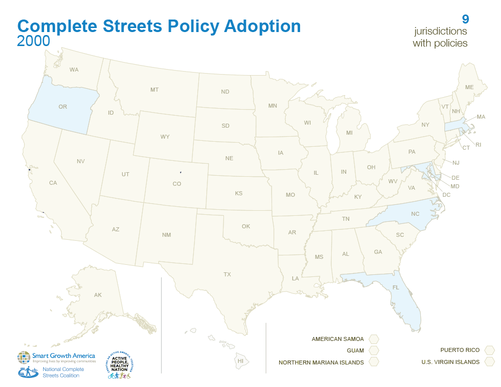 Has your community recently adopted a Complete Streets policy? Share it with us!