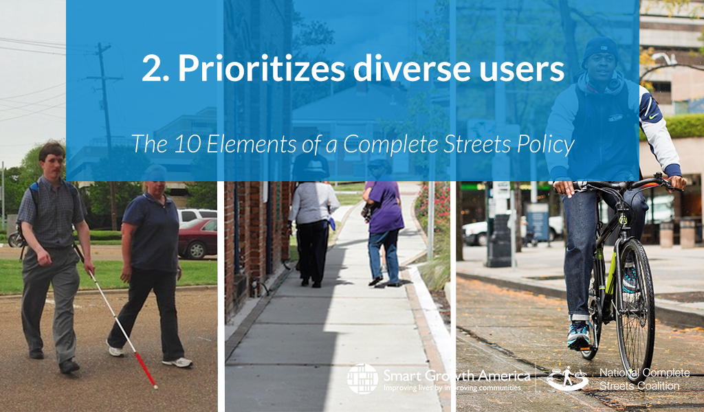 graphic of policy element - #2 prioritizes diverse users