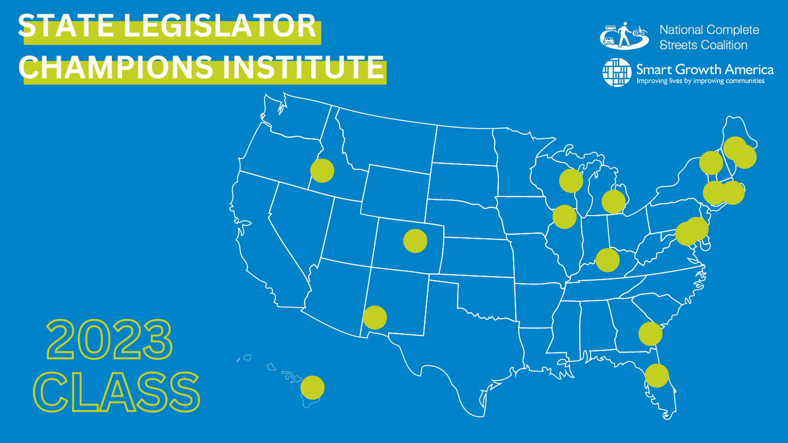 Announcing our first cohort of State Legislator Champions for Complete Streets