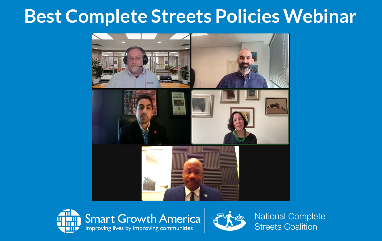 Takeaways from the Best Complete Streets Policies 2023 Webinar